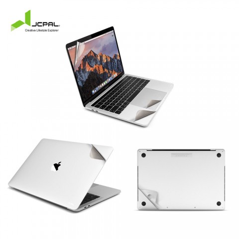 Bộ dán JCPAL 5in1 cho Macbook Pro - Silver