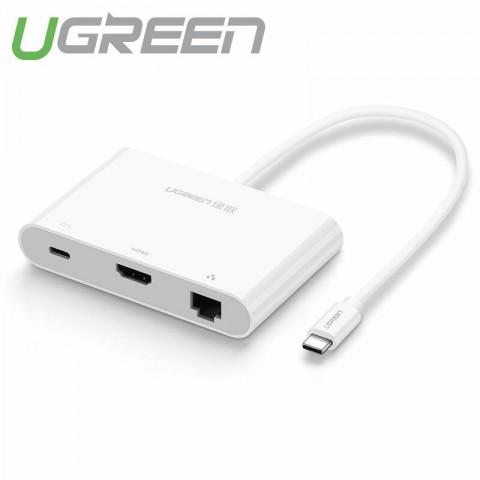 Cáp USB-C to HDMI + LAN + USB/USB-C 30440