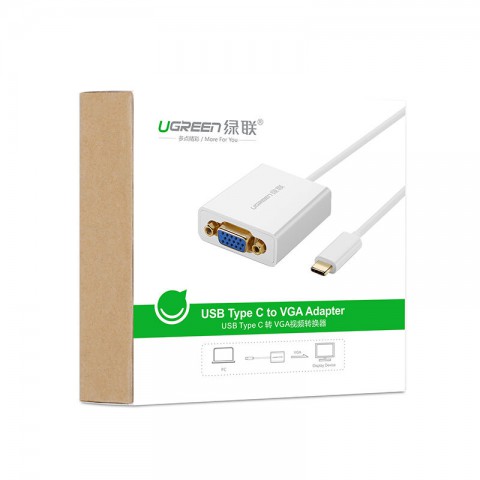 USB Type C sang VGA chính hãng Ugreen 40274