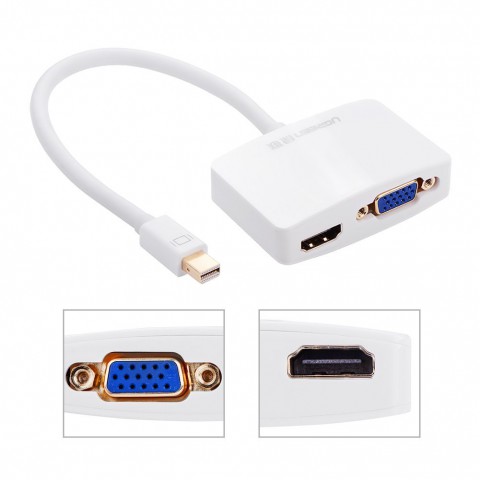 Mini Displayport to VGA+HDMI Ugreen 10427