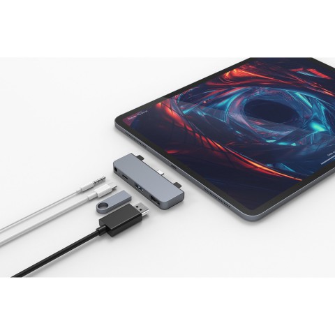 CỔNG CHUYỂN CHUYÊN DỤNG HYPERDRIVE IPAD 4 IN 1 HDMI 4K/30HZ USB-C HUB